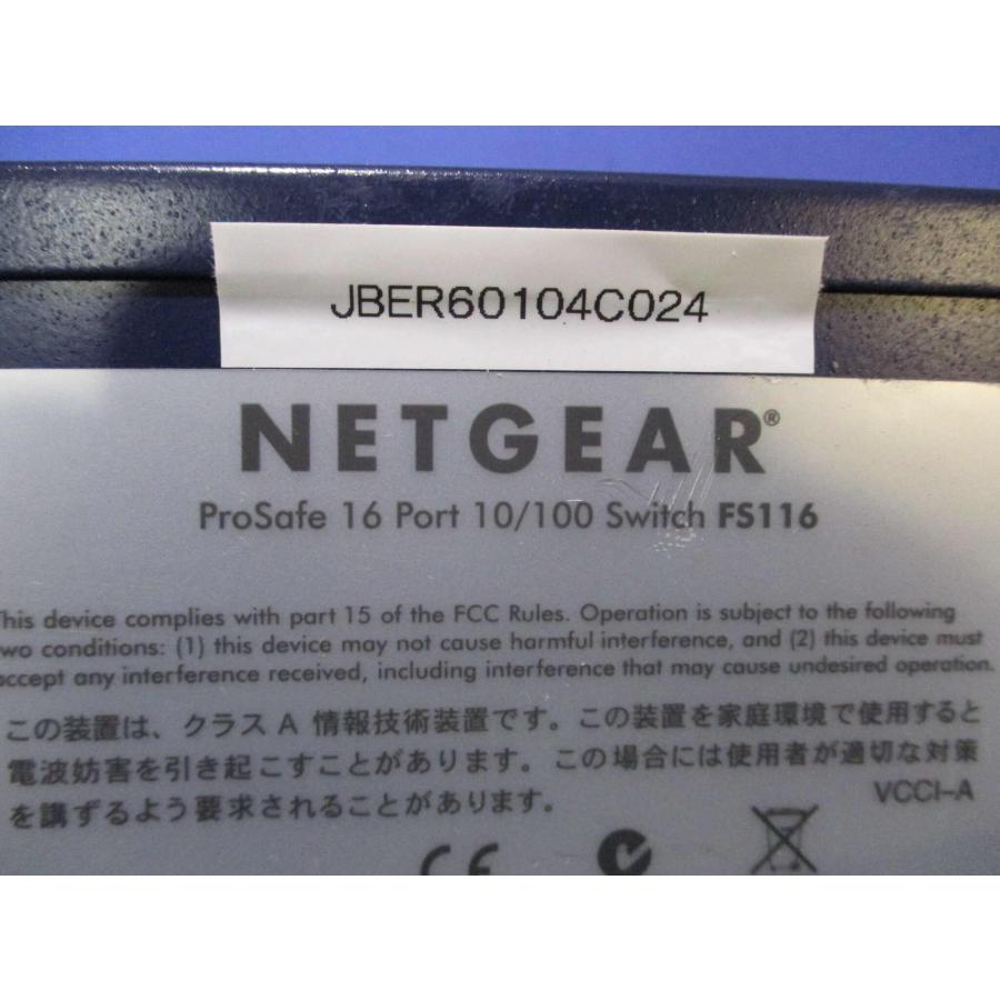 中古 Netgear FS116 ProSafe 16 Port 10/100 Ethernet Switch(JBER60104C024 ...