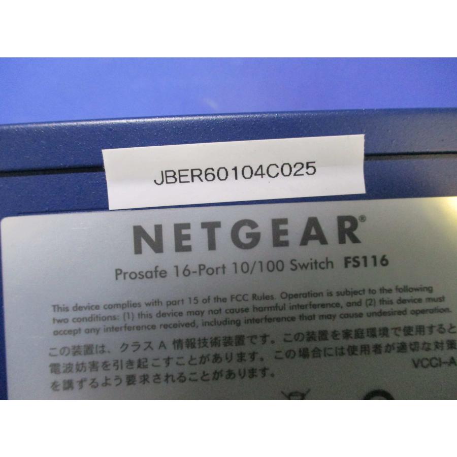 中古 Netgear FS116 ProSafe 16 Port 10/100 Ethernet Switch(JBER60104C025 ...