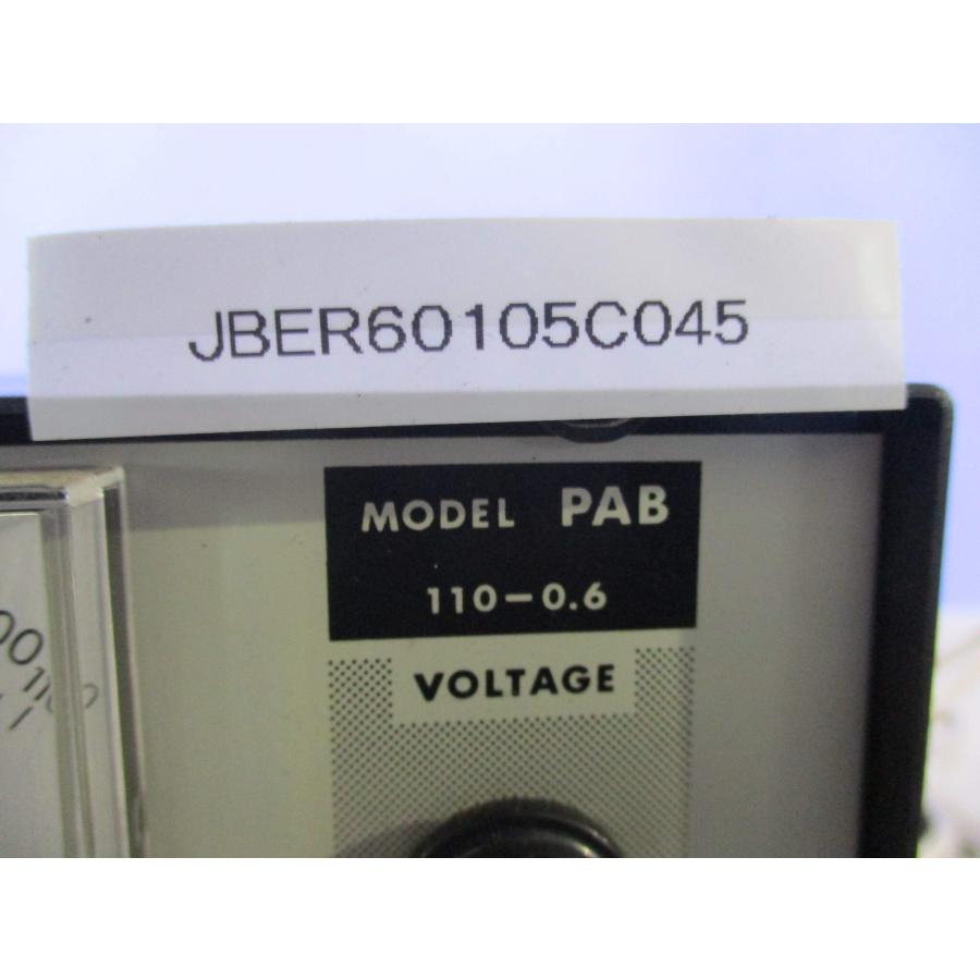 【超特価SALE開催！】  REGULATED DC POWER SUPPLY PAB 110-0.6 通電ok(JBER60105C045)