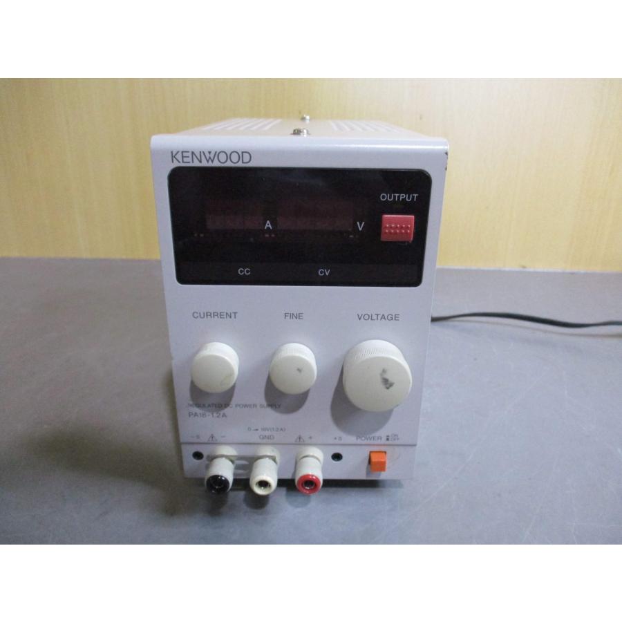 中古 Kenwood PA18-1.2A 直流安定化電源 REGULATED DC POWER 中古 Kenwood PA18-1.2A 直流安定化電源 REGULATED DC POWER