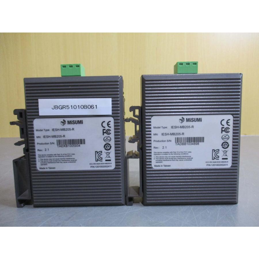 中古 MISUMI IESH-MB205-R 5/8ポートギガビットアンマネージド産業用
