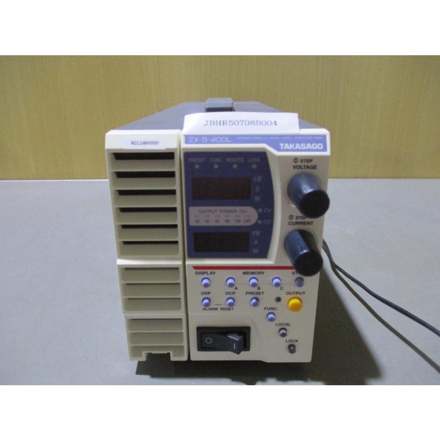 中古 TAKASAGO ズーム直流電源 ZX-S-400L 通電OK(JBHR50708B004