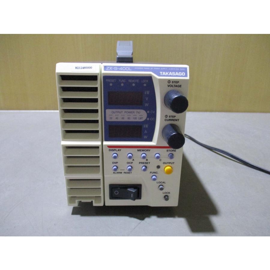 中古 TAKASAGO ズーム直流電源 ZX-S-400L 通電OK(JBHR50708B018