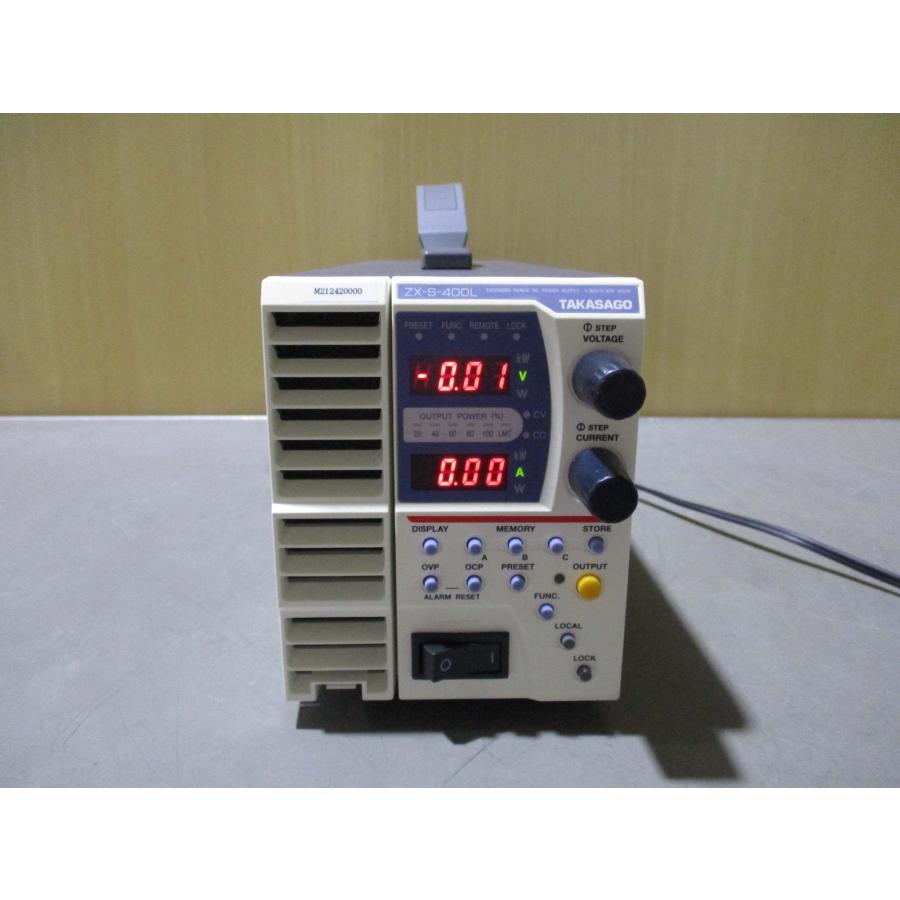 S出品 中古 TAKASAGO ズーム直流電源 ZX-S-400L 通電OK(JBHR50708B019