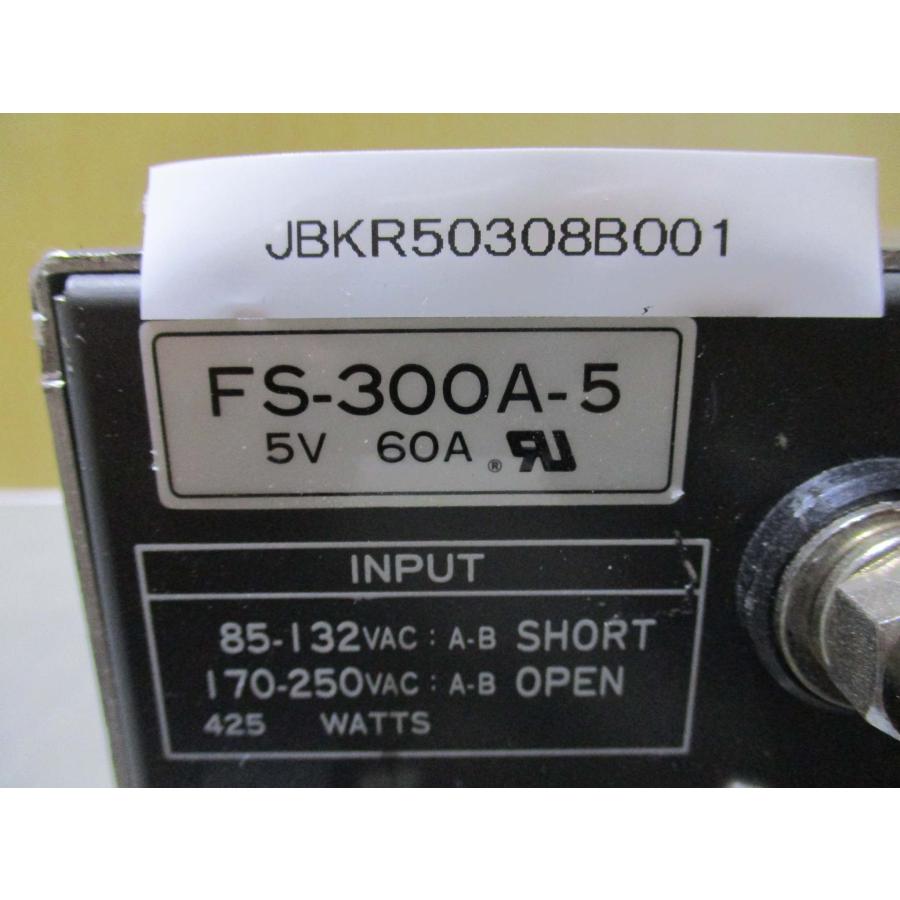 中古 NEMIC LAMBDA POWER SUPPLY FS-300A-5 電源 5V 60A(JBKR50308B001