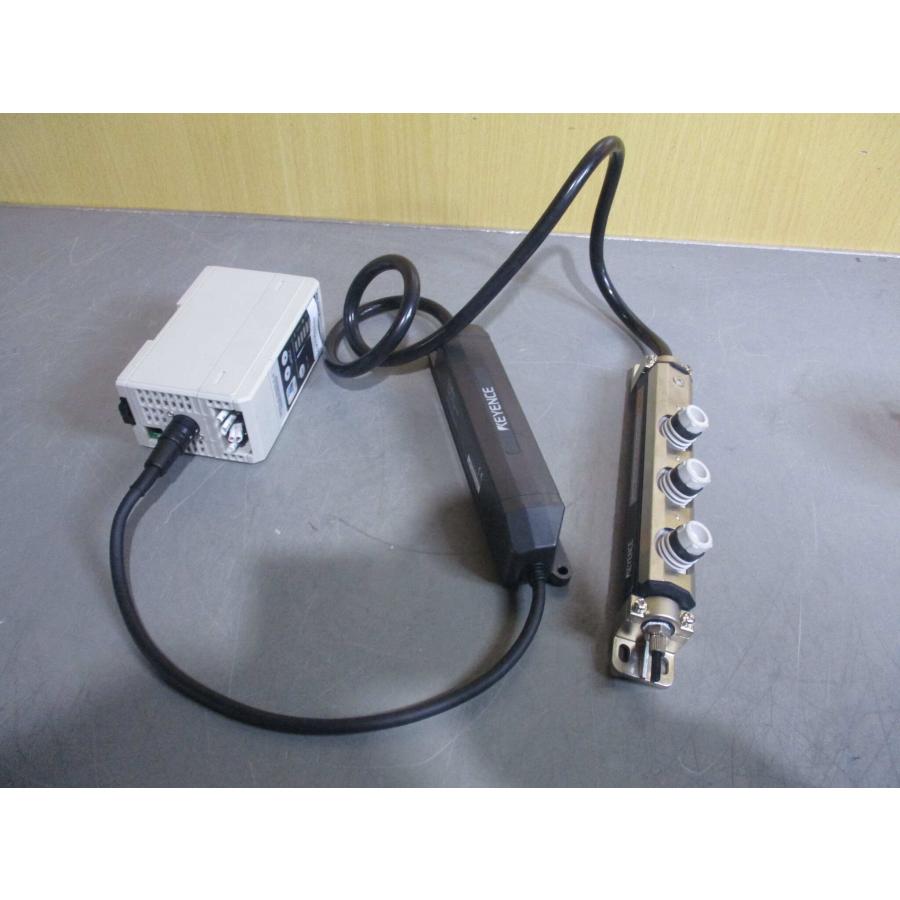 中古 KEYENCE SJ-M030/SJ-M300 イオナイザー 静電気除去装置 中古 KEYENCE SJ-M030/SJ-M300 イオナイザー 静電気除去装置