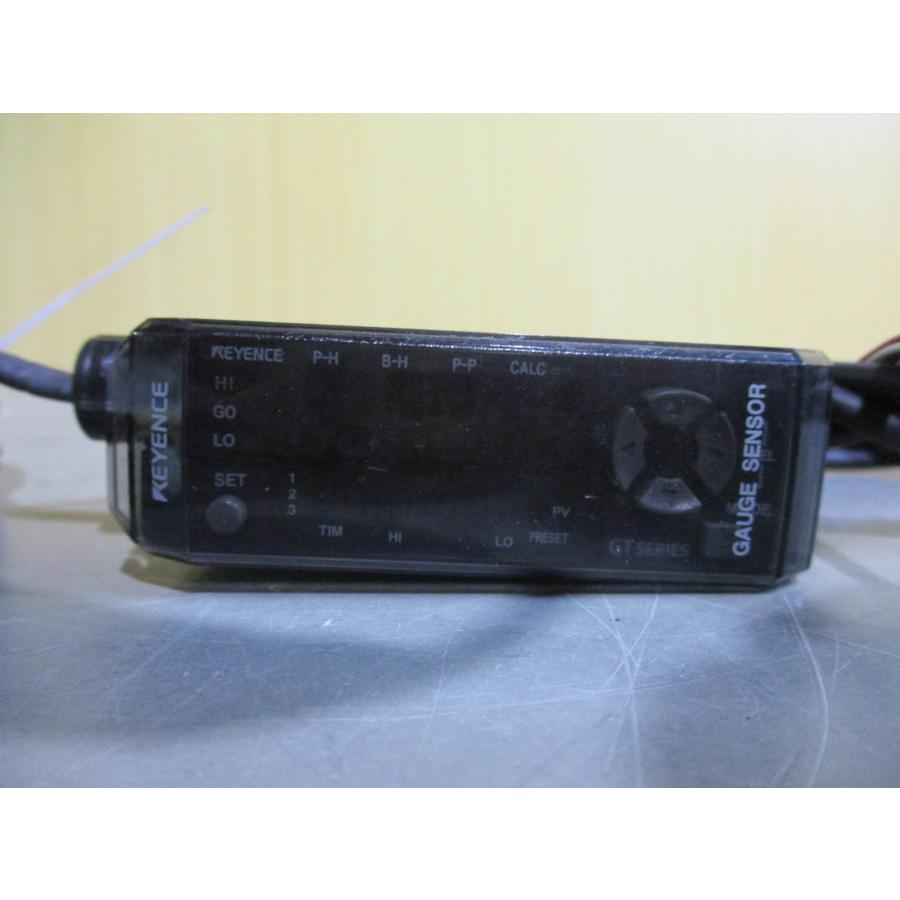 中古 KEYENCE GAUGE SENSOR GT-71A/GT-H10L 接触式デジタルセンサー