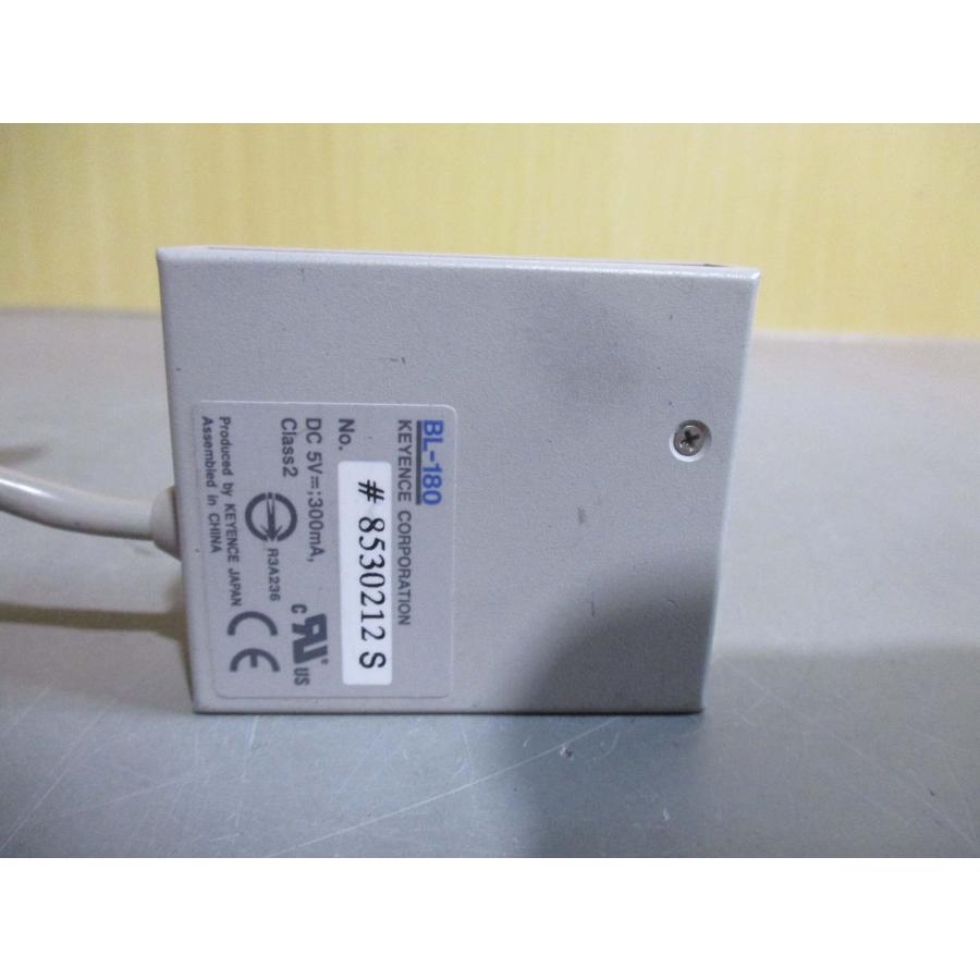 中古 KEYENCE BL-180 超小型CCD式バーコードリーダ(JBKR60423E119 