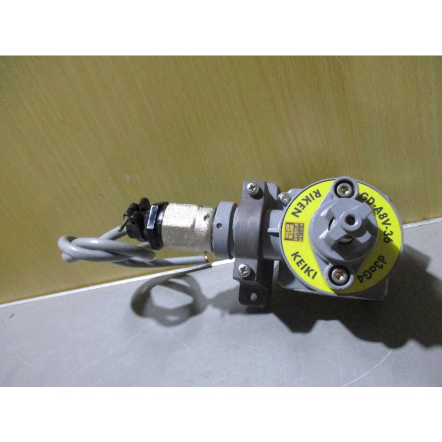 中古 RIKEN KEIKI GD-A8V-36 GAS DETECTOR 可燃性ガス検知部