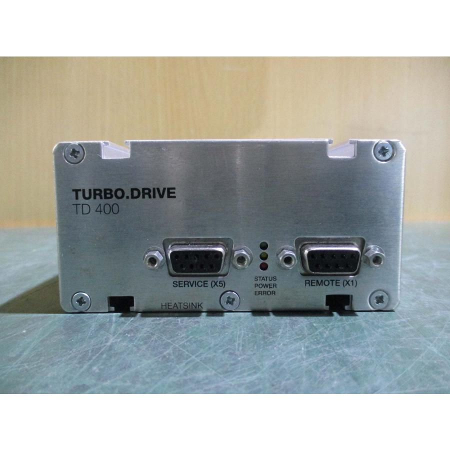 中古 CERLIKON LEYBOLD VACUUM TURBO DRIVE TD400 ターボドライブ 24VDC 190W ...