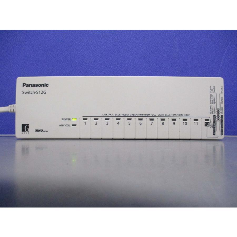 中古 Panasonic/パナソニック HUB Switch-S12G/PN24120K 全ポートギガ レイヤ2 ノンインテリジェント ...