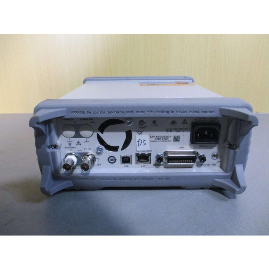 中古 AGILENT 33210A MY48009201 ファンクションジェネレーター 中古 AGILENT 33210A MY48009201 ファンクションジェネレーター