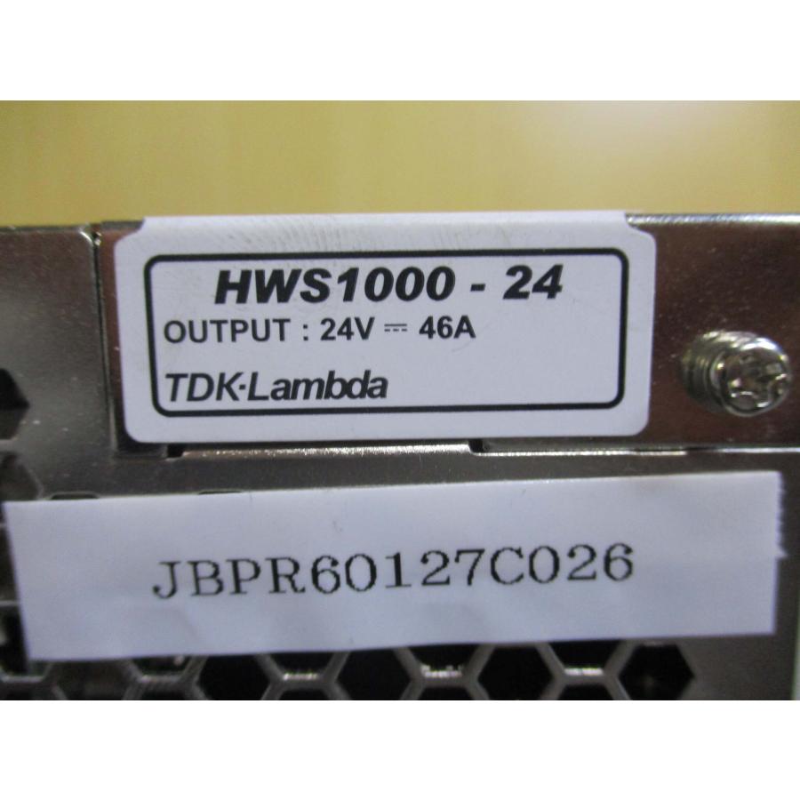 中古 TDK LAMBDA HWS1000-24 AC入力電源 24V 46A (JBPR60127C026