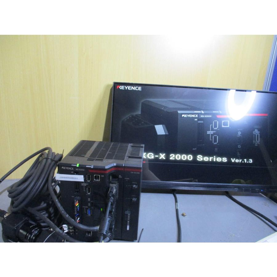中古 KEYENCE XG-X2000/ CA-DC40E /CA-HX048M*2 (JBPR60509E001