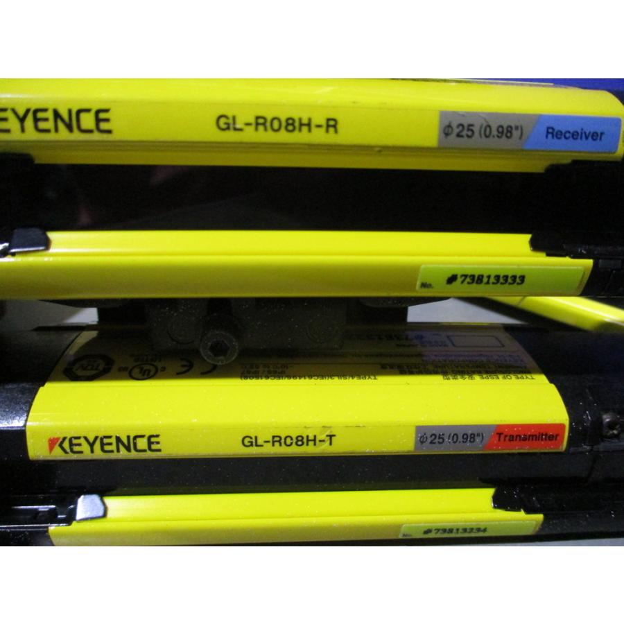 中古 KEYENCE GL-R52H-T&GL-R52H-R/GL-R08H-T&GL-R08H-R セーフティライトカーテン セット ...