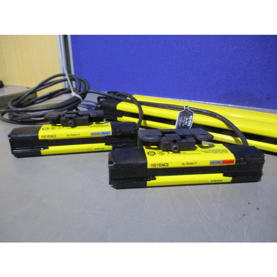 中古 KEYENCE GL-R52H-T&GL-R52H-R/GL-R08H-T&GL-R08H-R セーフティライトカーテン セット ...