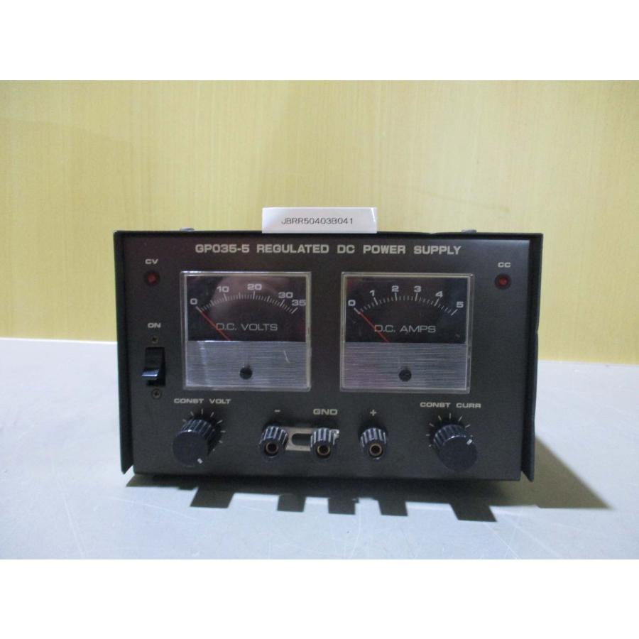 中古 TAKASAGO REGULATED DC POWER SUPPLY GP035-5 直流安定化 中古 TAKASAGO REGULATED DC POWER SUPPLY GP035-5 直流安定化