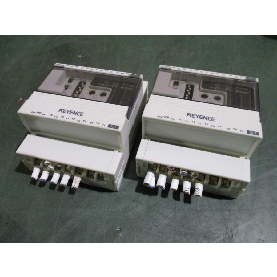 中古 KEYENCE キーエンス KL-8BXT 8点 ネジ端子台 2個(JBRR50606C153 