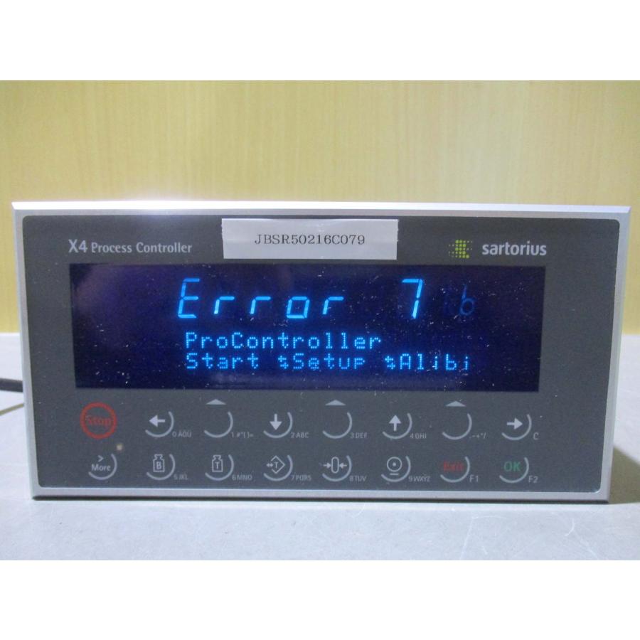 中古 SARTORIUS X4 PROCESS CONTROLLER PR 5510/00 プロセス