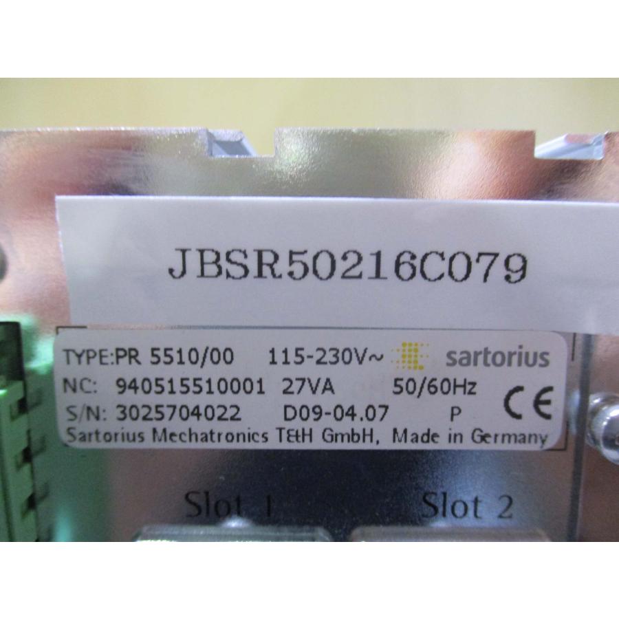 中古 SARTORIUS X4 PROCESS CONTROLLER PR 5510/00 プロセスコントローラー 通電OK ...
