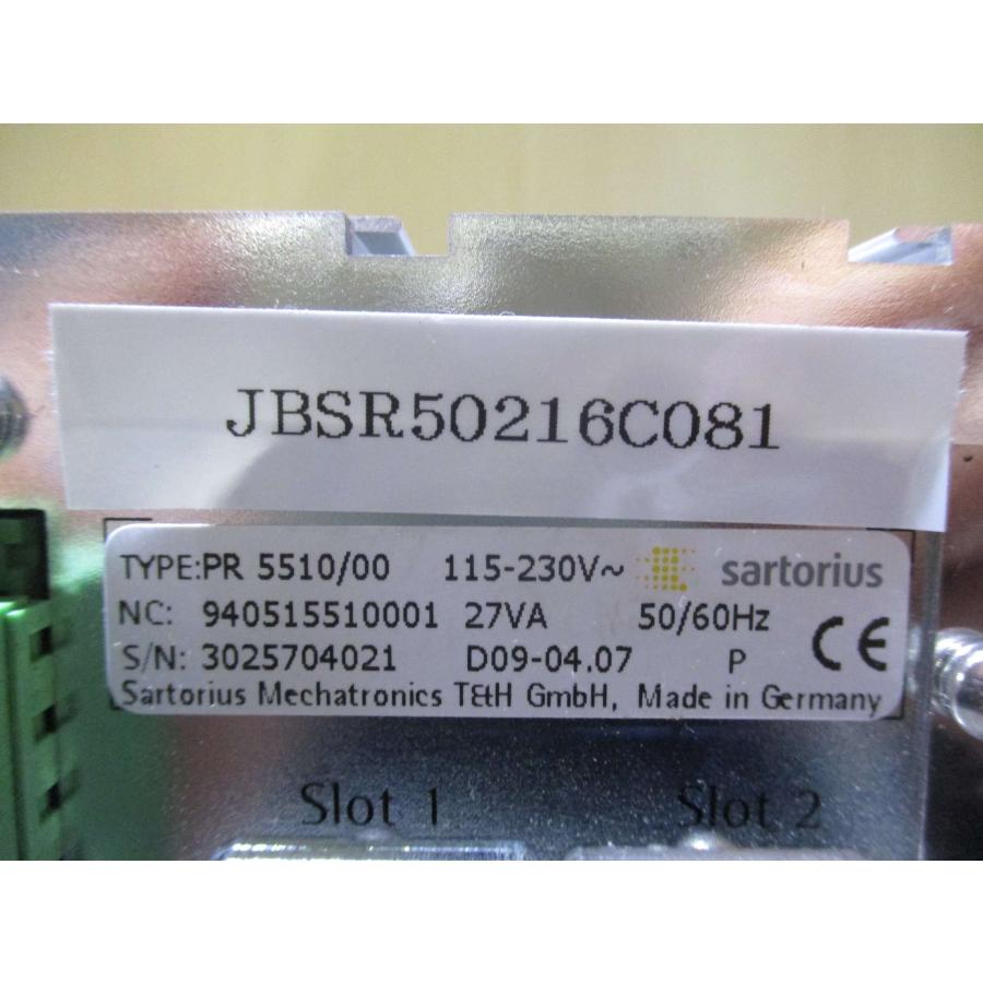中古 SARTORIUS X4 PROCESS CONTROLLER PR 5510/00 プロセスコントローラー 通電OK ...