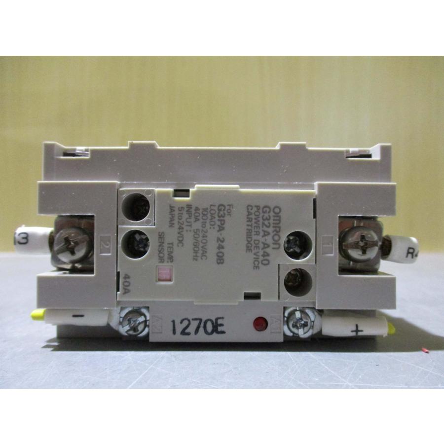 中古OMRON G3PA-240B パワー・ソリッドステート・リレー 100-240VAC 40A 3個(JBVR50117D020 ...