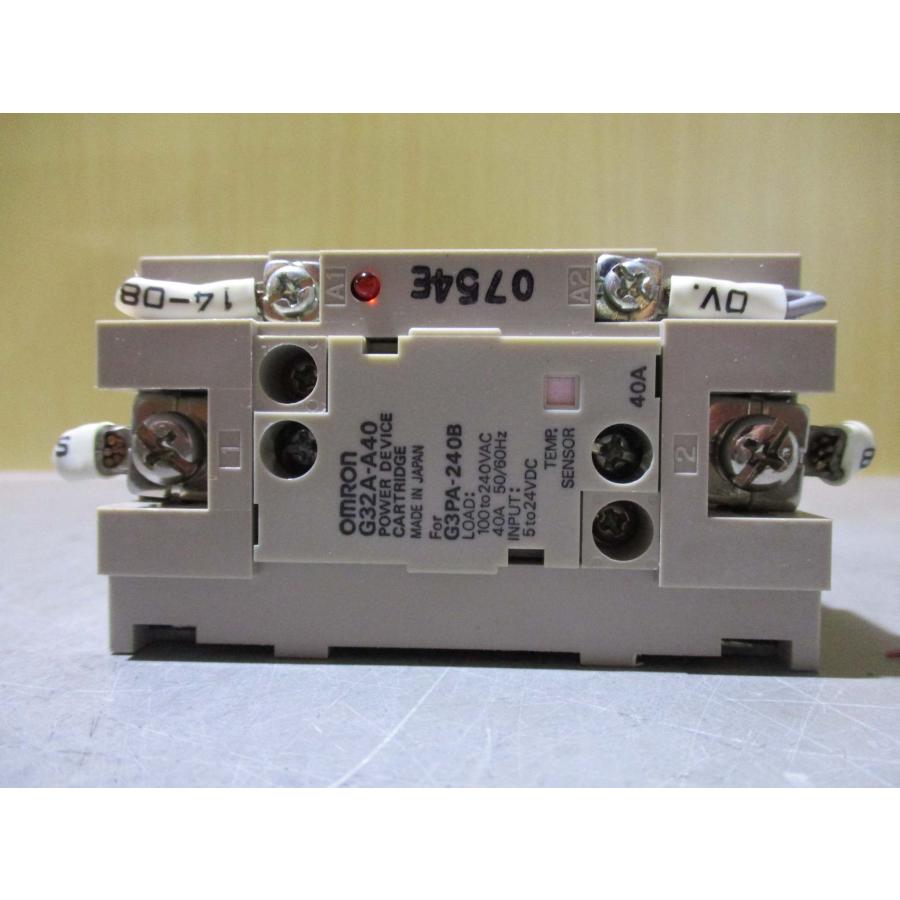 中古OMRON G3PA-240B パワー・ソリッドステート・リレー 100-240VAC 40A 3個(JBVR50117D022 ...