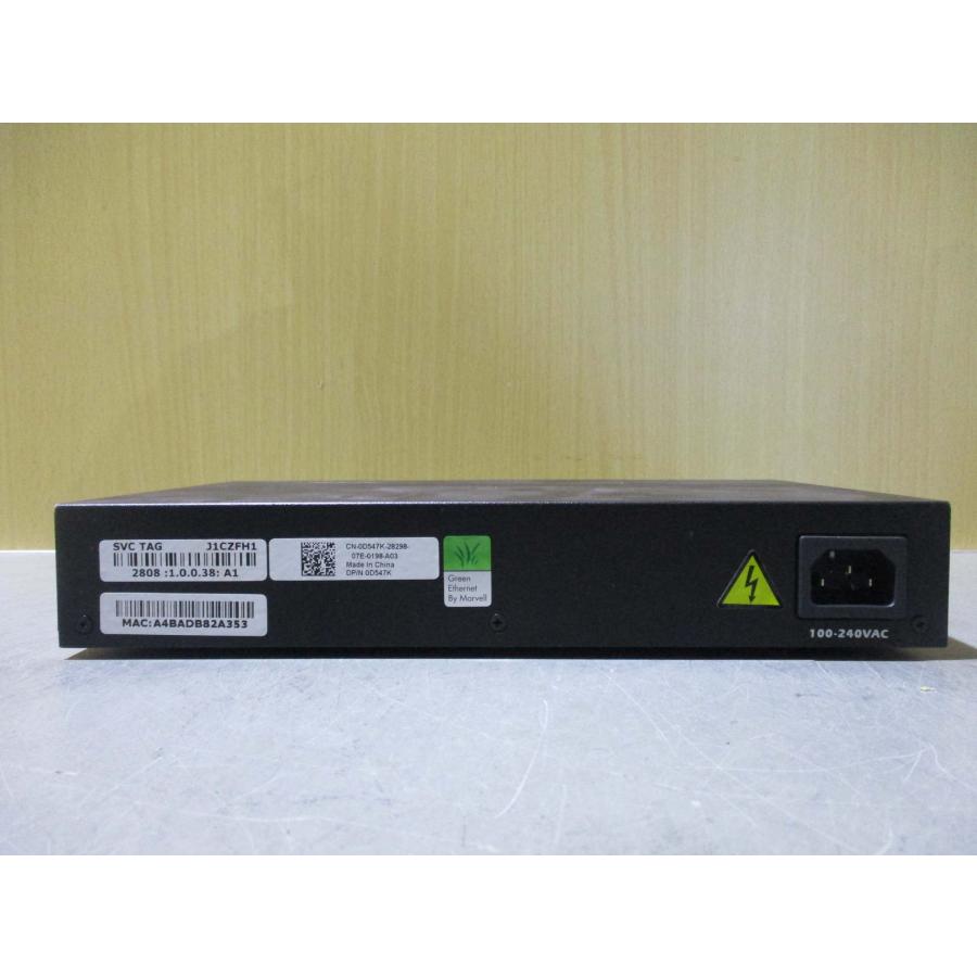 中古Dell PowerConnect 2808 8 Port 10/100/1000 Mbps Smart Switch