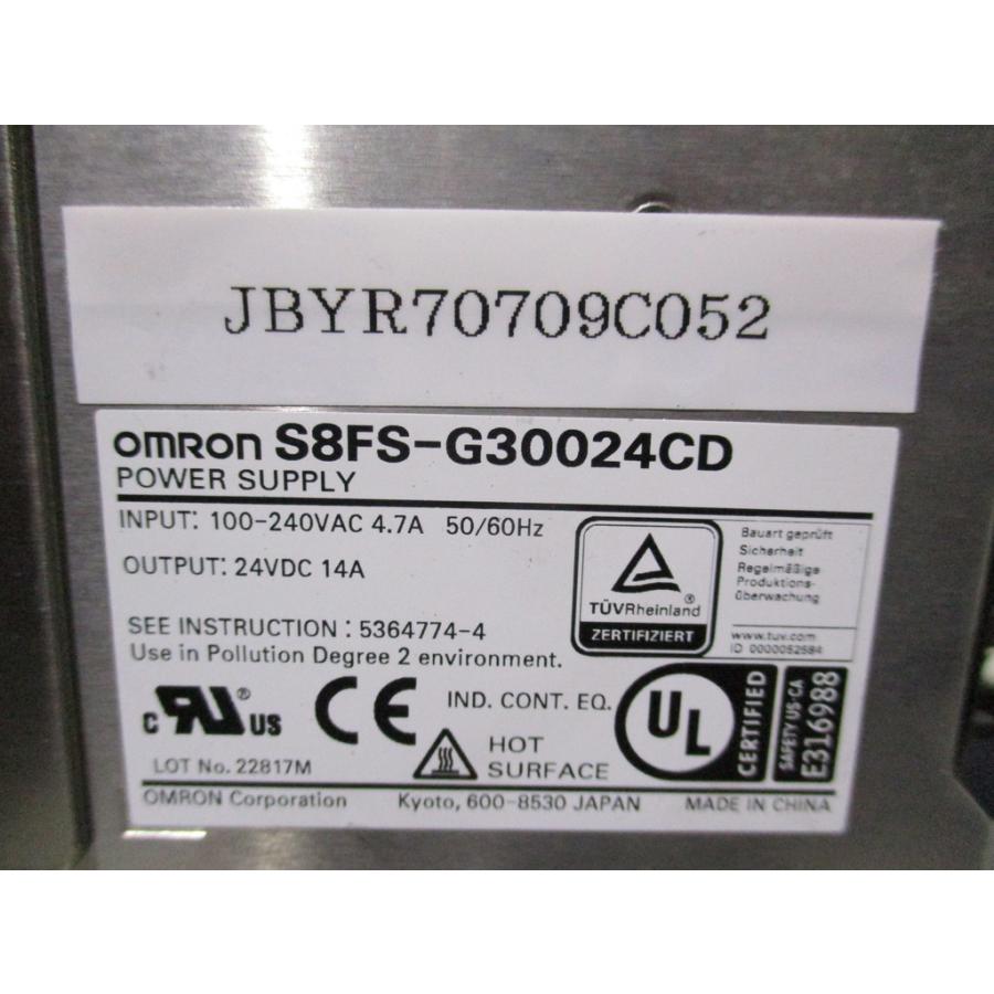 中古 OMRON S8FS-G30024CD スイッチング 電源 24VDC 14A