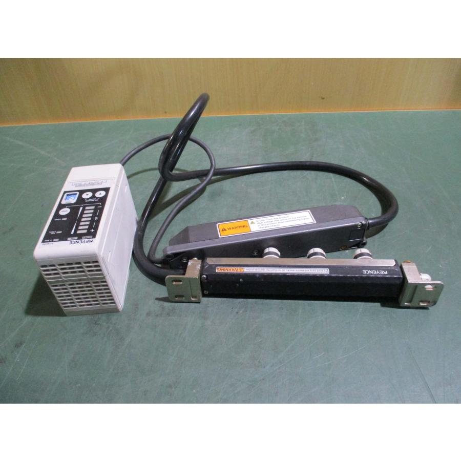 中古 KEYENCE SJ-M030/SJ-M300 イオナイザー 静電気除去装置 中古 KEYENCE SJ-M030/SJ-M300 イオナイザー 静電気除去装置