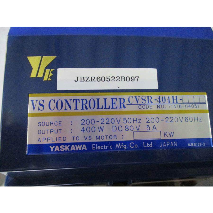 中古YASKAWA ELECTRIC CVSR-404H(JBZR60522B097 中古YASKAWA ELECTRIC CVSR-404H(JBZR60522B097