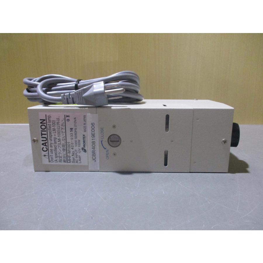 中古Moritex MHF-M1001 光ファイバ 光源 ハロゲン ランプ 100W リモコン(JCBR40819E006 ...