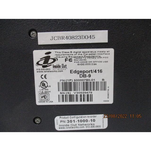 式さん専用商品 中古 IO INSIDE OUT EDGEPORT/416 DB-9 301-1000-10(JCBR40823D045