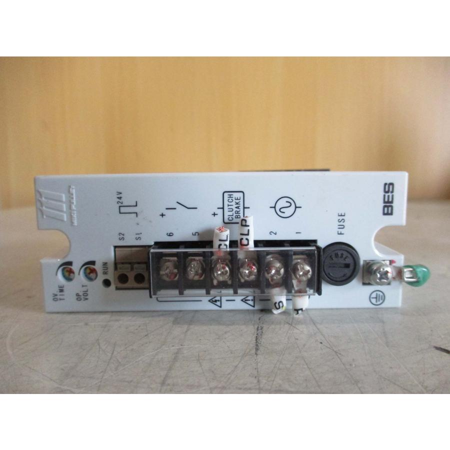 中古 MIKIPULLEY BES-20-20-1 電磁クラッチ・ブレーキ電源装置 BESモデル(一般高速制御用)2個(JCDR50304C163)