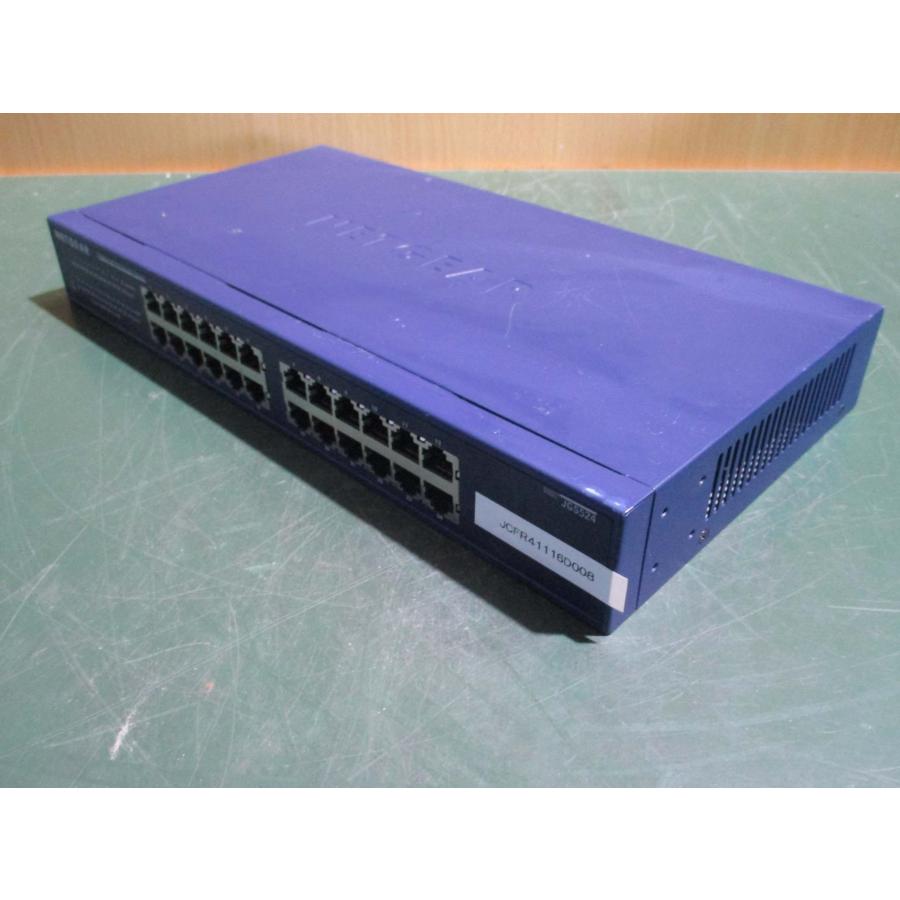 中古 NETGEAR PROSAFE 24 PORT GIQABIT SWITCH JGS524 V2