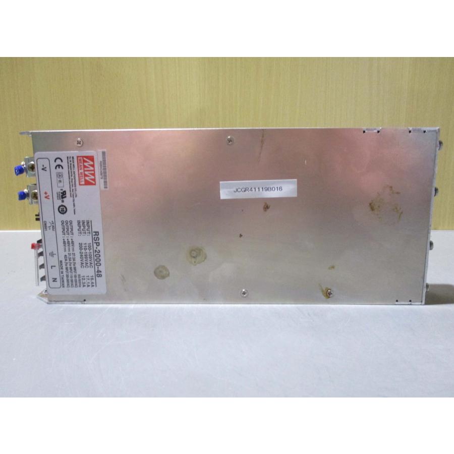 中古 Mean Well RSP-2000-48 スイッチング電源(JCGR41119B016 中古 Mean Well RSP-2000-48 スイッチング電源(JCGR41119B016