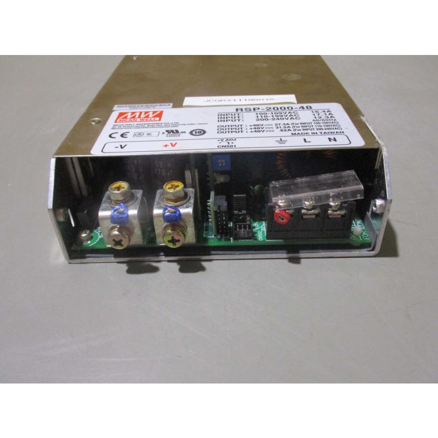 中古 Mean Well RSP-2000-48 スイッチング電源(JCGR41119B016 中古 Mean Well RSP-2000-48 スイッチング電源(JCGR41119B016