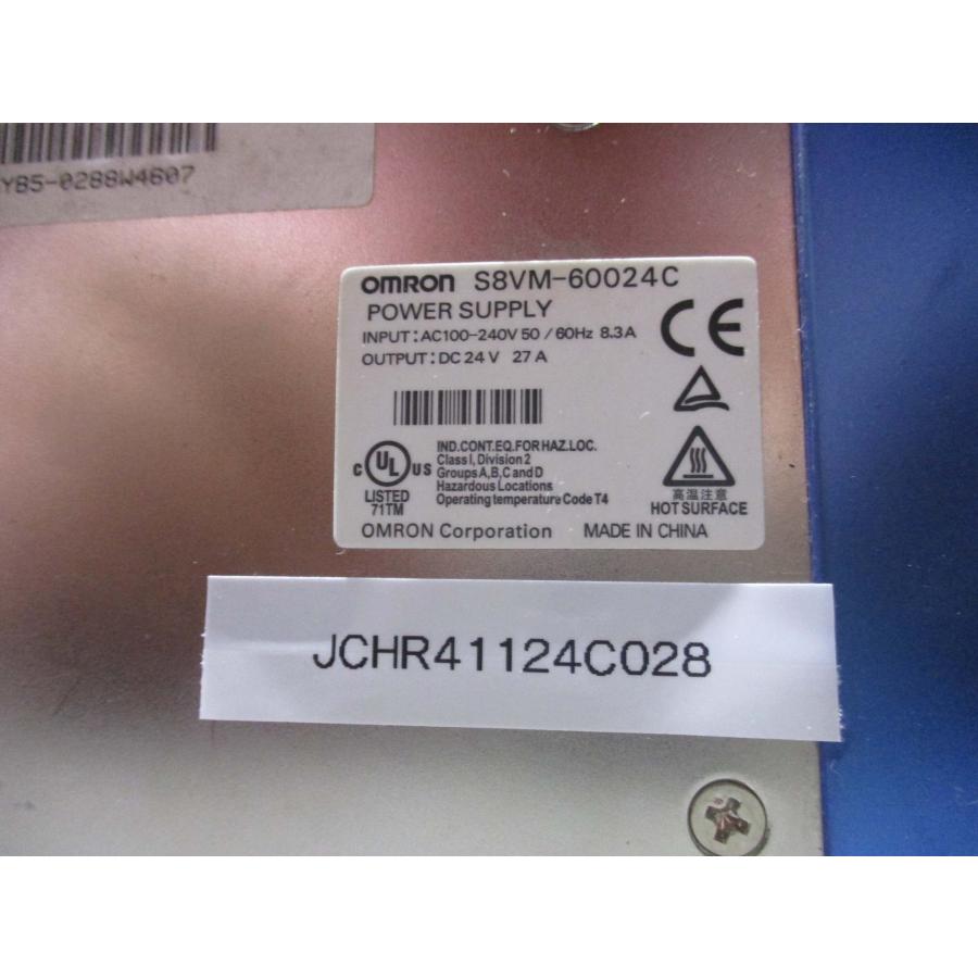 中古 OMRON S8VM-60024C スイッチング・パワーサプライ(JCHR41124C028