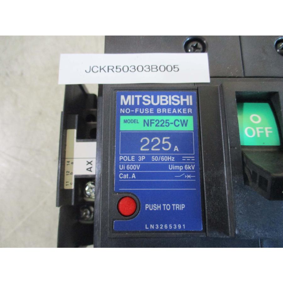 中古 MITSUBISHI NO-FUSE BREAKER NF225-CW 225A(JCKR50303B005