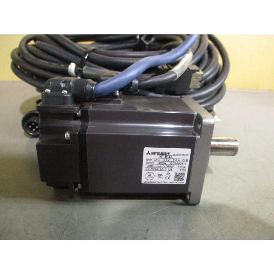 中古 三菱電機 HF-MP43 サーボモータ /SMV-16M(KALR60905A006 