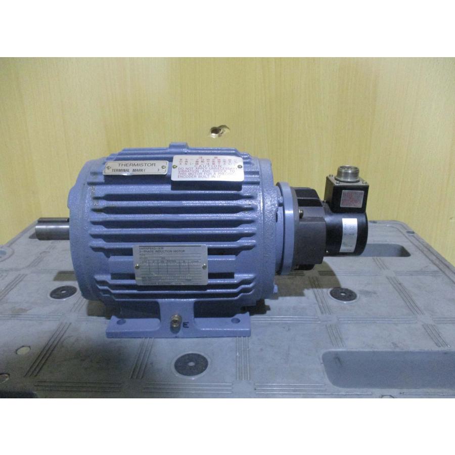 中古 NIDEC VARISPEED-676 3-PHASE INDUCTION MOTOR EEK-IM 0.75KW ＜送料別＞(KAUR50803E003)