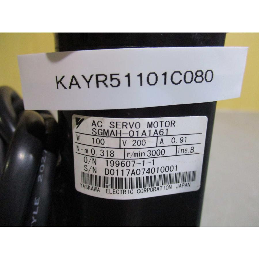YASKAWA ACサーボモーター SGMAH-A5AAA21新品 中古 YASKAWA AC SERVO MOTOR SGMAH-01A1A61 サーボモーター 100W