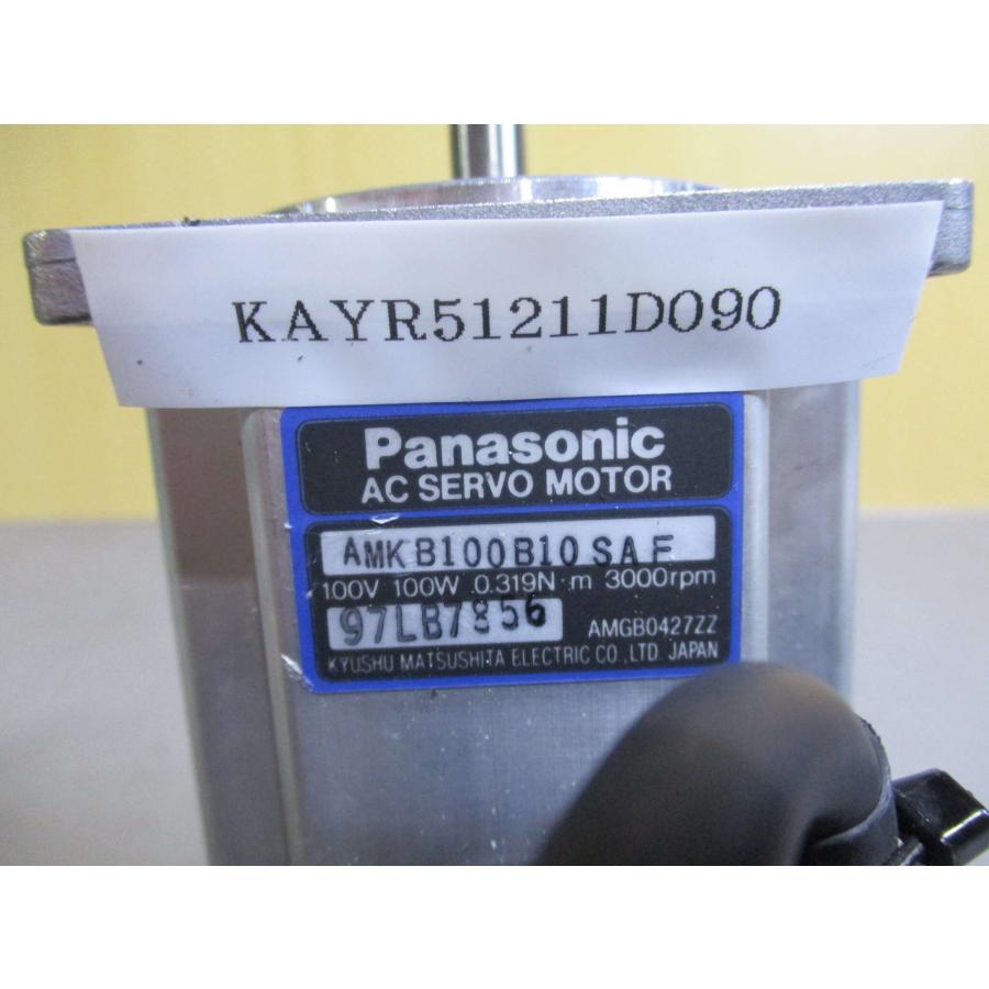 中古 PANASONIC ACサーボモータ AMKB100B10SAF 100W (KAYR51211D090