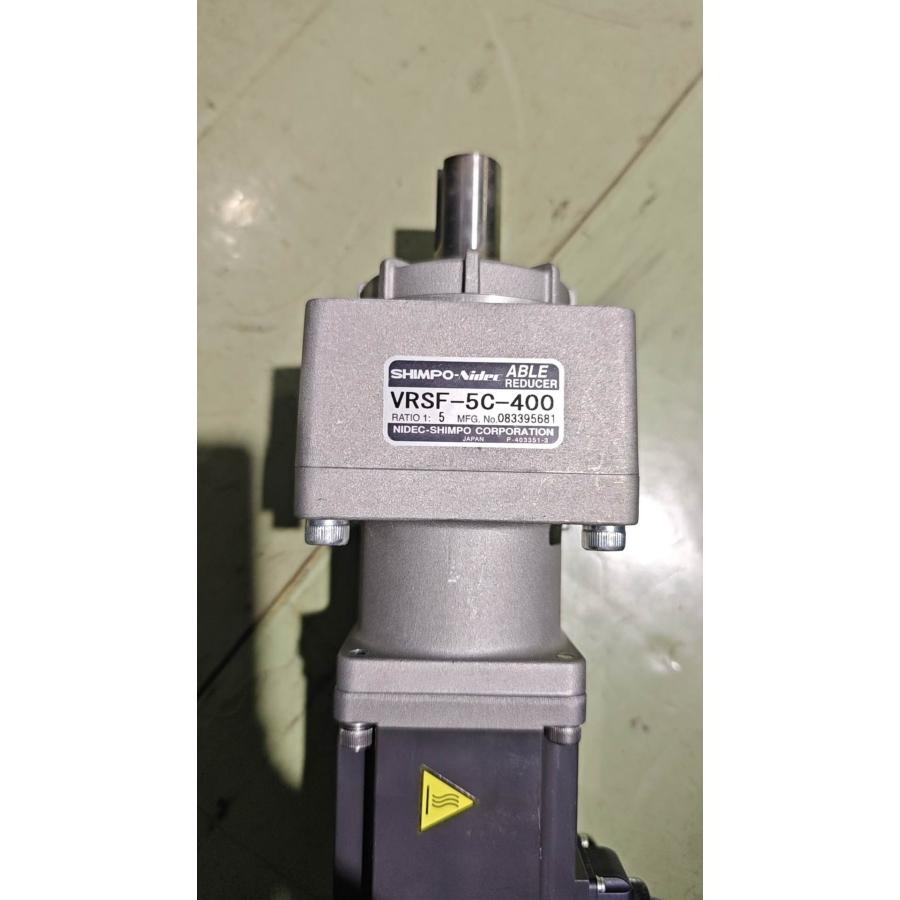 中古 MITSUBISHI HG-KR43B AC SERVO MOTOR 400W/VRSF-5C-400 (KAYR80302A058)_7