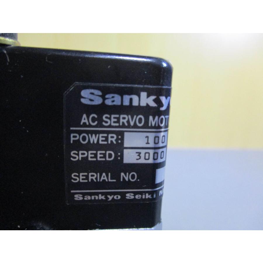 中古 SANKYO AC SERVO MOTOR MC101NS302SNN18 ACサーボモーター 100W (KBCR60124B040)｜growdetradingltd｜05