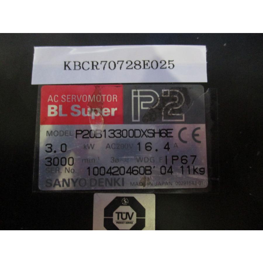 【新品未開封】 中古 Sanyo Denki P20B10150HXSH6E サーボモーター AC200V 6.5A