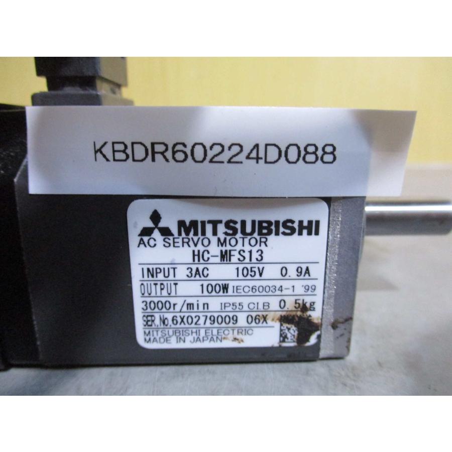中古 MITSUBISHI AC SERVO MOTOR HC-MFS13 サーボモータ 100W 中古 MITSUBISHI AC SERVO MOTOR HC-MFS13 サーボモータ 100W
