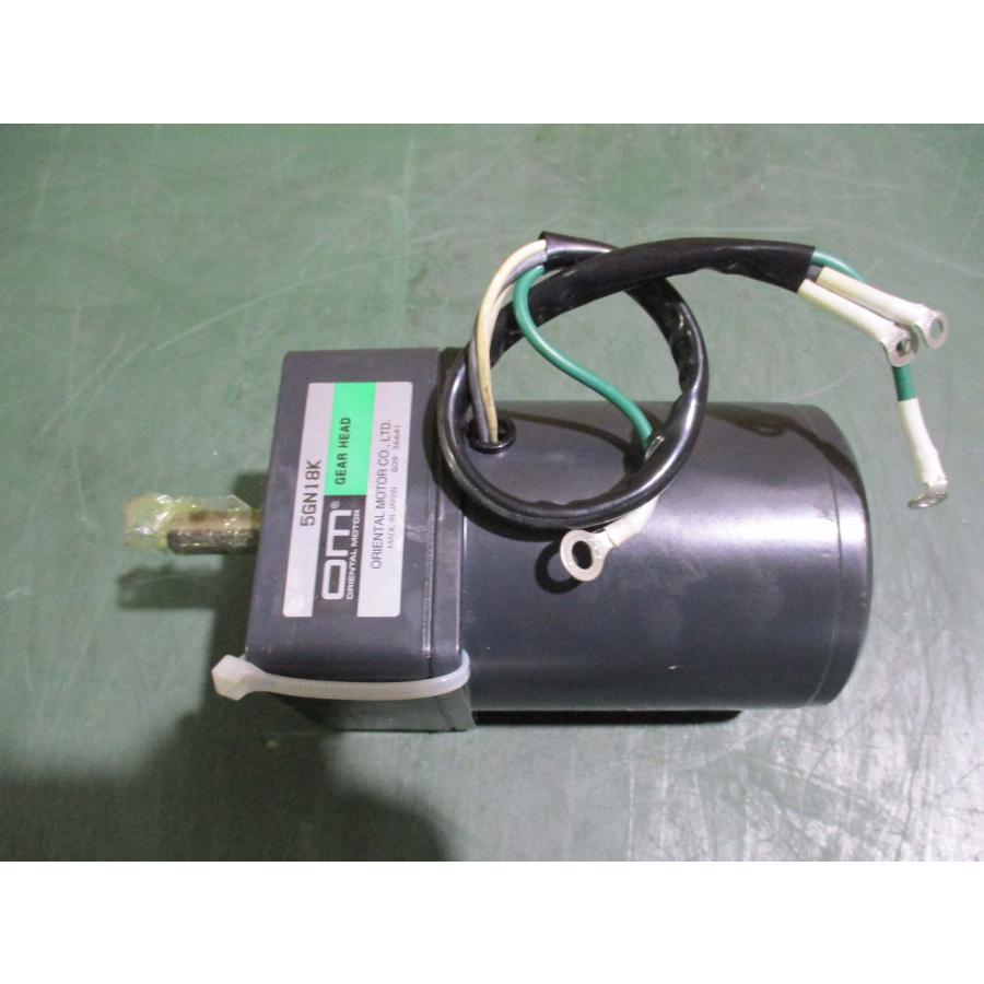 中古 ORIENTAL MOTOR ギヤヘッド5GN18K /インダクションモーター 中古 ORIENTAL MOTOR ギヤヘッド5GN18K /インダクションモーター