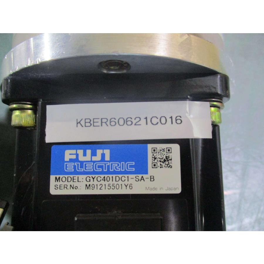 【中古】 富士 サーボモータ GYS401DC1-SA-B 中古 富士電機 FUJI GYC401DC1-SA-B AC サーボモーター / BR100SH-10G
