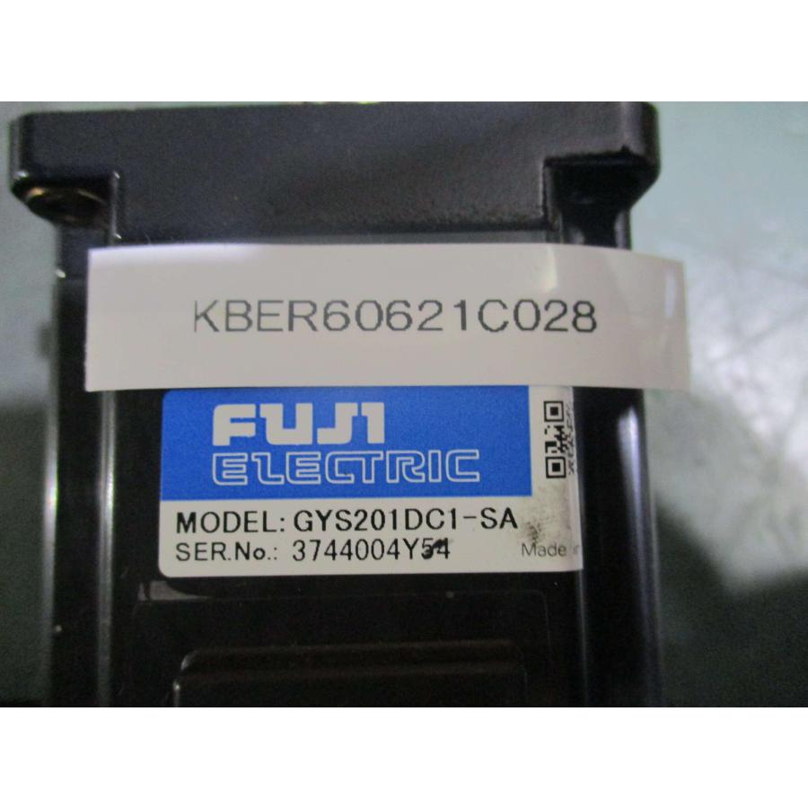 【中古】 富士 サーボモータ GYC201DC1-SA 中古 富士電機 FUJI GYS201DC1-SA FALDIC-αシリーズ サーボモータ